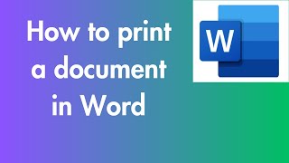 How to print a document in Microsoft word || @RevealYourSkill