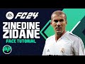 Ea fc 24 zinedine zidane face   pro clubs face creation  career mode  lookalike real madrid