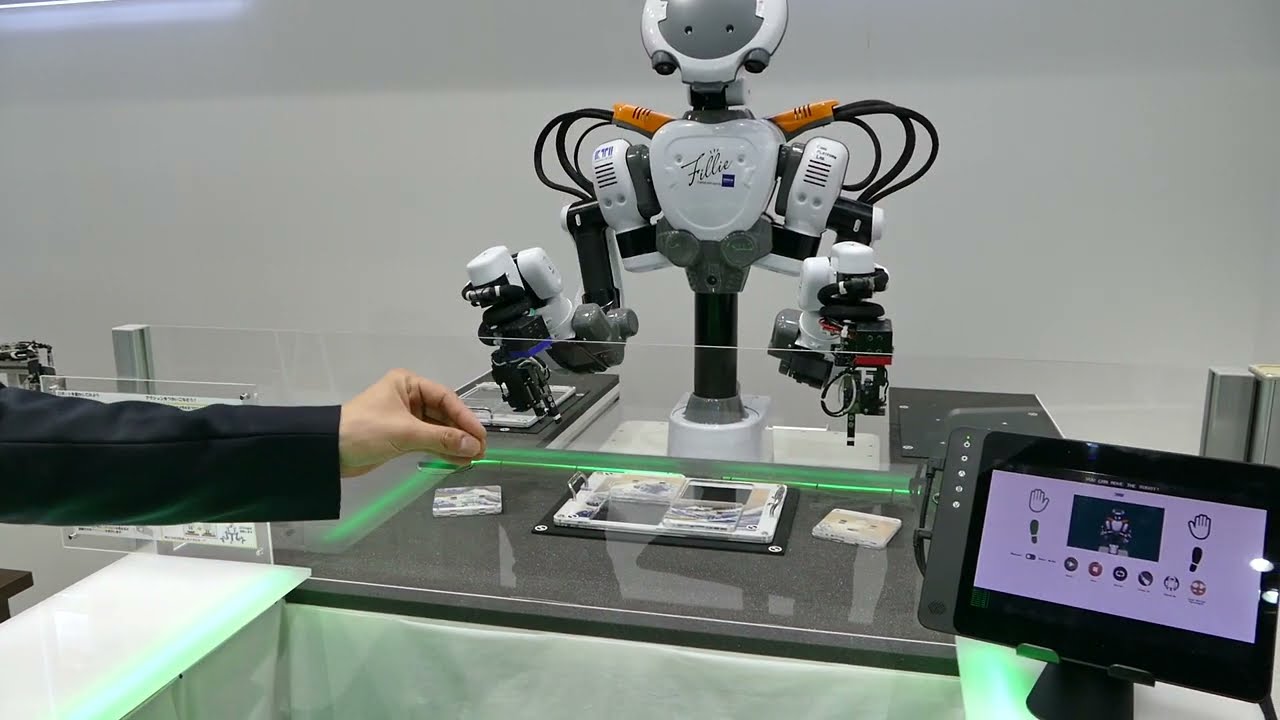 カワダロボティクス NEXTAGE Fillie 直接操作 #2022国際ロボット展