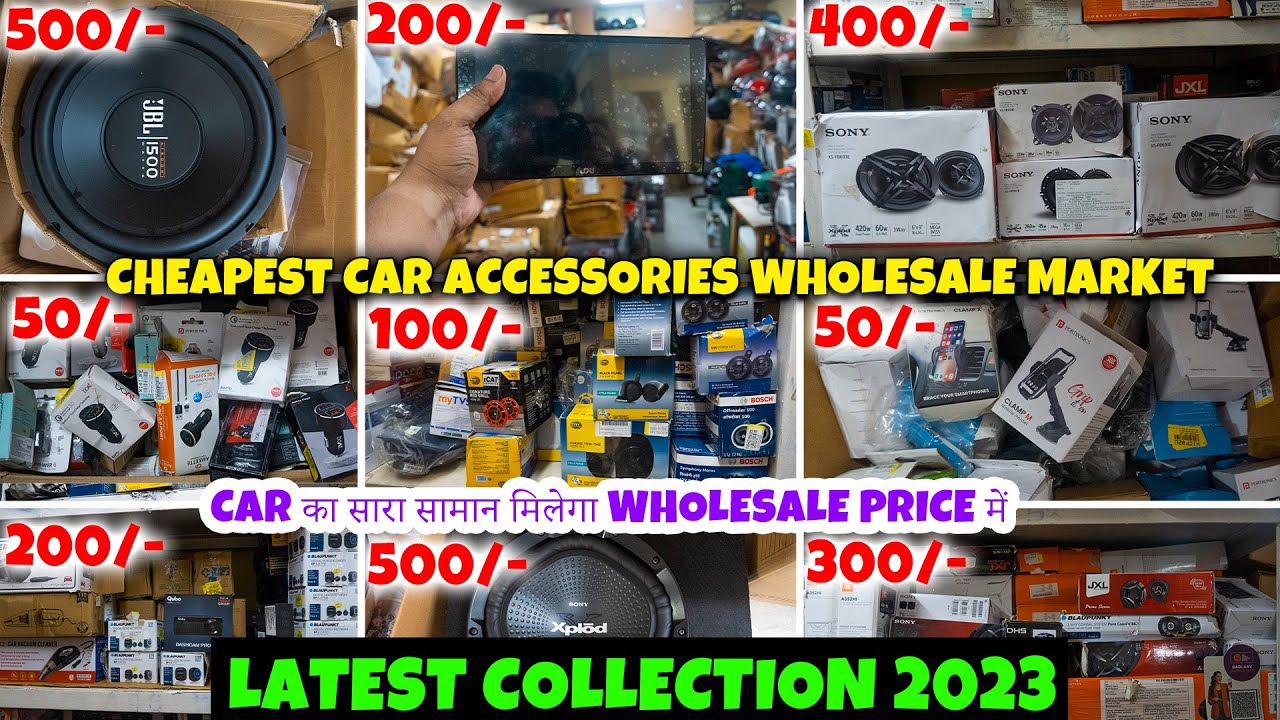 Delhi Ki Sabse Sasti Car Accessories Market karol bagh Market Wholesale Rates isse Sasta kahi