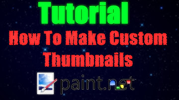 How To Make Custom Thumbnails With Paint.net!
