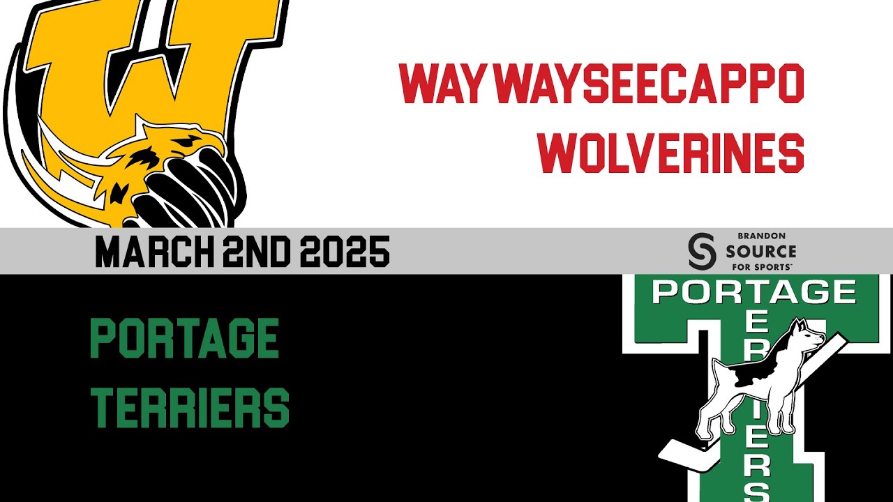 HIGHLIGHTS | Waywayseecappo Wolverines @ Portage Terriers Mar 1/25 ...