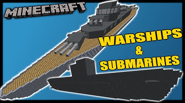 [1.11 Minecraft] WARSHIPS & SUBMARINES - One Command