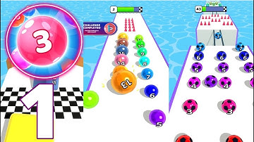 Marble Run 3D-Color Ball Race - Gameplay Walkthrough Part 1 - Tutorial (iOS, Android)