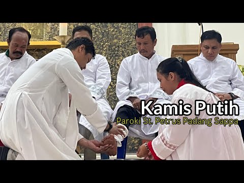 Kamis Putih 2024 - Dokumentasi Komsos Paroki St. Petrus Padang Sappa