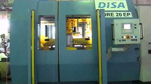 DISA CORE 20 EP automatic cyclus vertically core box