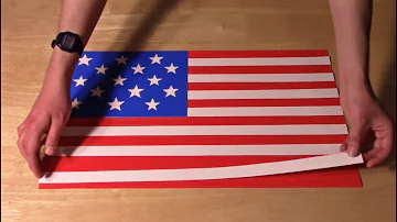 History of the U.S. Flag, in Paper