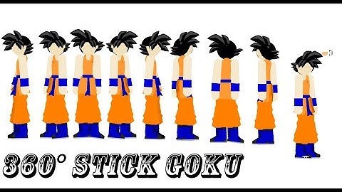 360 degree PIVOT STICKFIGURE - GOKU