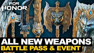 All New Weapons | New Battle Pass & Event | For Honor Y7S4: TREASON | Frost Wind Betrayal