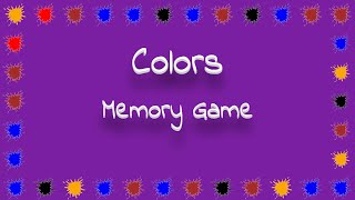 Memory Game | Colors | Kids puzzle screenshot 5