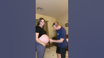 Trying this trend at 40 weeks pregnant!🤰#pregnancy #baby