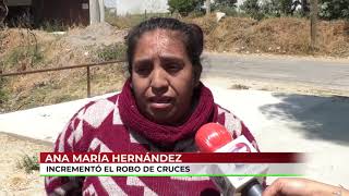Habitantes de San Francisco Tepeyecac, no se salvan de la delincuencia, ni vivos ni muertos.