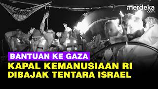 Kapal Kemanusiaan Indonesia Dibajak Israel saat Berlayar Menembus Blokade Menuju Gaza Palestina
