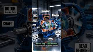 How Electric Motor Works? 🤔⚡  #viral #ytshorts #viralvideo #instagram #india #shorts
