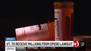 Vermont to get millions from settlement in opioid lawsuit