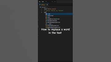 how to replace the text using replace() function #coding #python #learnpython #pythoncode