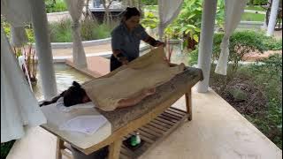 Thailand Hot Oil Massage Full Body Massage【ASMR】