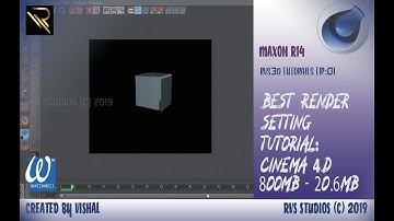 #tutorials #Cinema4d Cinema 4d best render settings tutorial 2019