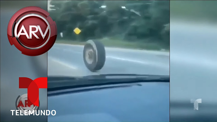 Neumático se sale de un camión y provoca grave accidente en una autopista | Al Rojo Vivo | Telemundo