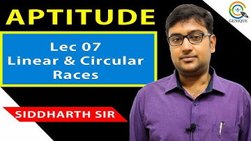 Lec 07 Speed Time & Distance Linear & Circular Races