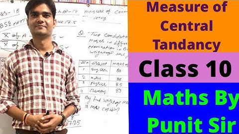 Class 10 RBSE Measure of Central Tendancy exe 17.6 & 17.7