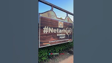 Netarhat sunrise point most beautiful view in Jharkhand #jharkhand #netarhat #sunrise