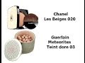 Обзор и сравнение двух любимых пудр: Guerlain метеориты и Chanel les Beiges