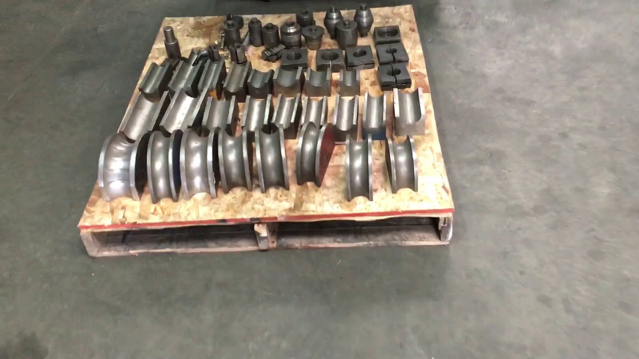 Worth Muffler Exhaust Hydraulic Pipe Bender with Dies 230V Single Phase