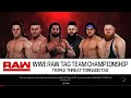 wwe raw tag team championship triple threat