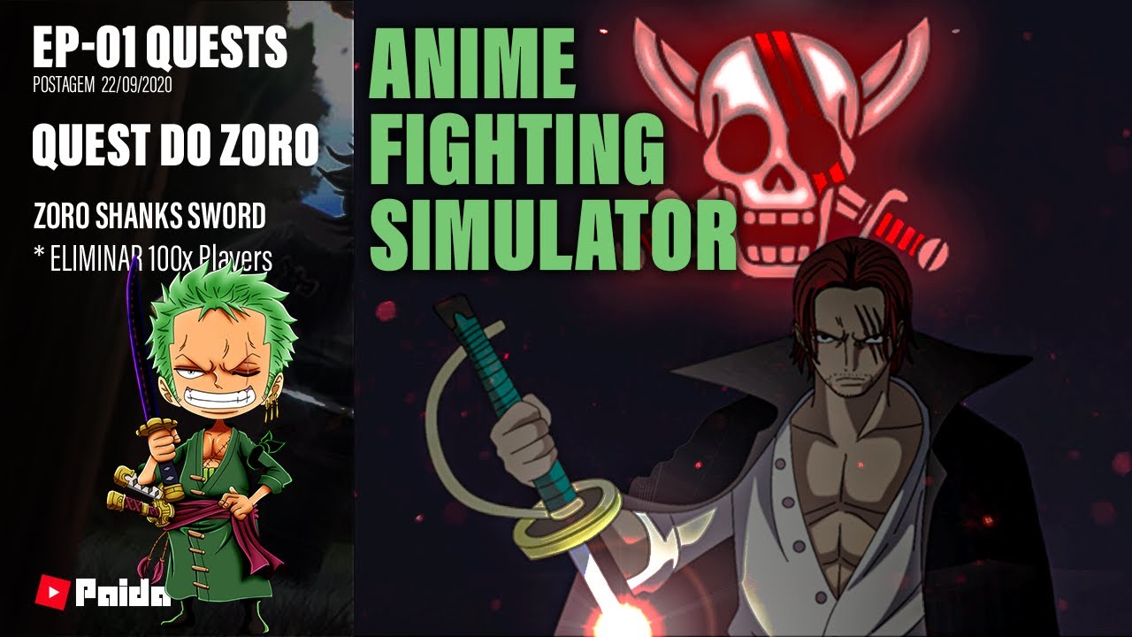 [Anime Fighting Simulator] <em>ZORO**SHANKS SWORD</em> ELIMINAR
