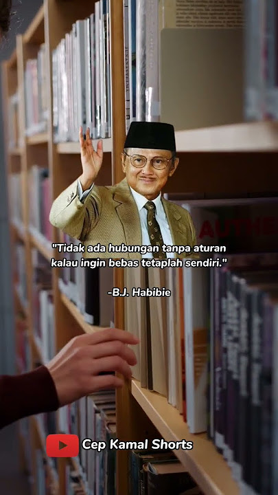 Kata Bijak B.J. Habibie tentang Cinta #shorts