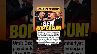 Ümit Özdağdan Erdoğana Ağır Eleştiri Sen Bop Projesi İçin Geldin Ğan