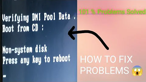 Remove Disks Or Other Media Press Any Key To Restart - How To Fix