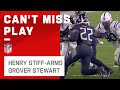 Hey Stewart, Meet Derrick Henry's Stiff Arm