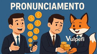 VULPEFI PRONUNCIAMENTO *Duvidas e raciocínio*