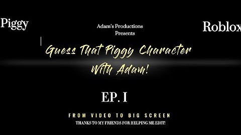 Guess That Piggy Character!