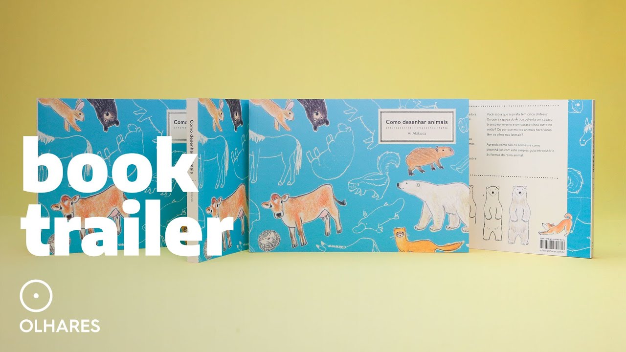 Booktrailer - Como desenhar animais, de Ai Akikusa