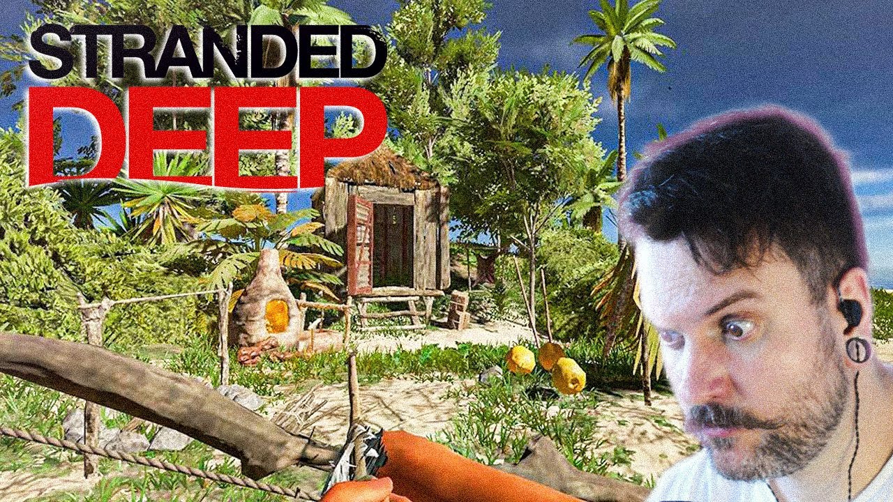 STRANDED DEEP - Primeiros passos e inicio de um abrigo 🌴