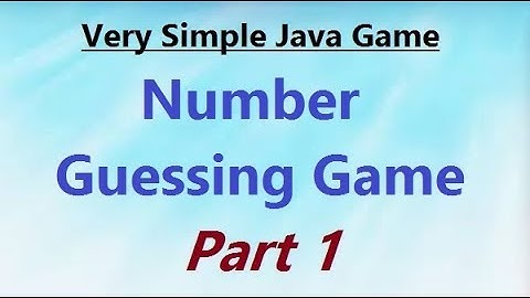 Java GUI - Number Guessing Game (Design UI)