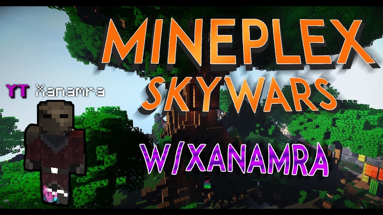Amazing Shaders! Chill Skywars Gameplay with Xanamra | Mineplex Minigames