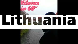 Vilnius, Lithuania in 60 seconds #shorts