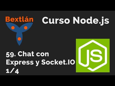 Curso Node.js: 59. Chat con Express.js y Socket.IO (1/4) - #jonmircha