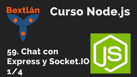 Curso Node.js: 59. Chat con Express.js y Socket.IO (1/4) - #jonmircha