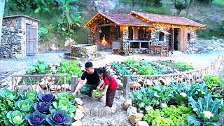30 Days: Veteran Solo Builds a Stone House and Starts a New Off-Grid Life