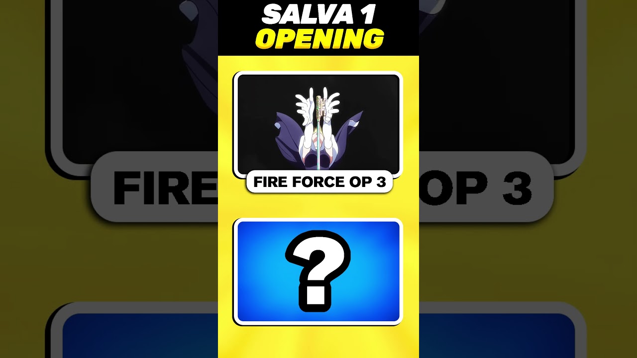 Salva un Opening de Anime 🤔 cual gana