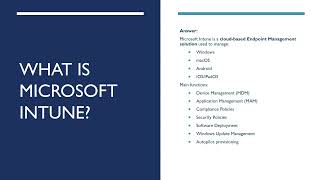 What is Microsoft Intune