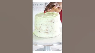 CAKE TIP FOR GANACHE SHARP EDGES!