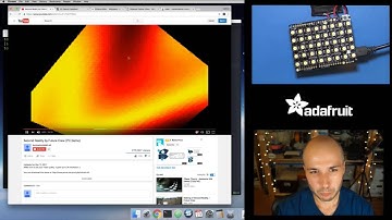 MicroPython & NeoPixel demoscene plasma with Tony D!