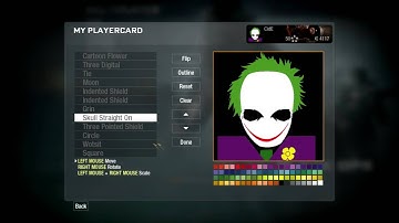 Black Ops Emblem Tutorial - The Joker