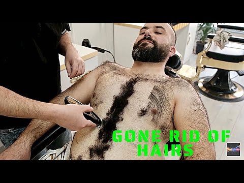 ASMR Turkish Barber| Hair Removal and Happy Ending